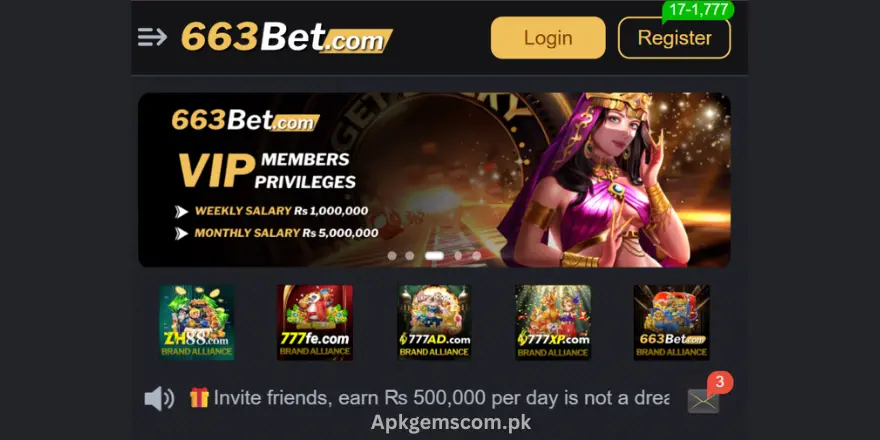 663 bet game