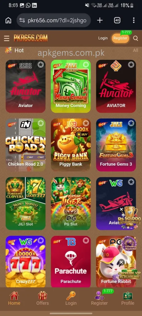 pkr656 game